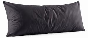 Kvalitex Bavlnená obliečka na relaxačný vankúš čierna 45x120cm
