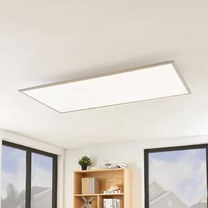 LED panel Lindby Stenley, 120 cm x 60 cm, stmievateľný, Biela / opálová, Kuchyňa, Plast, Moderný, Stropné svetlo