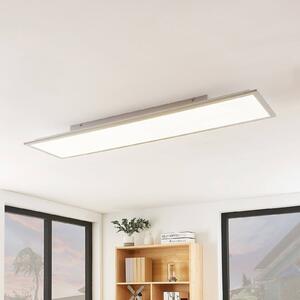 LED panel Lindby Stenley, 120 cm x 30 cm, stmievateľný, Biela / opálová, Kuchyňa, Plast, Moderný, Stropné svetlo