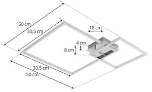 Lindby Panja stropné LED svetlo šírka 66,5 cm