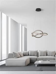 LED luster Ginevra 57 čierne