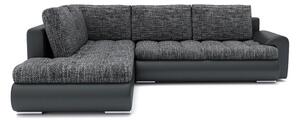 Rohová rozkladacia sedačka TONIO V, 230x75x200, lawa 17/soft 11, ľavá