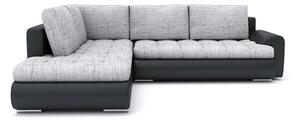 Rohová rozkladacia sedačka TONIO V, 230x75x200, lawa 09/soft 11, ľavá