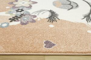 Detský koberec Lima C882A Lama ružový / krémový