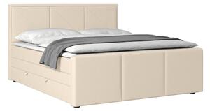 BOXSPRINGOVÁ POSTEĽ, 180/200 cm, krémová MID.YOU - Online Only zostavy, Online Only