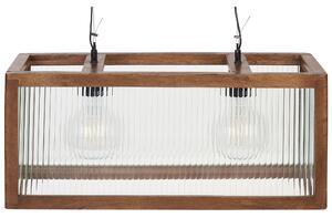Závesná lampa svetlé drevo prírodné mangové stropné svietidlo boho industriálny štýl ručne vyrobené bytové doplnky