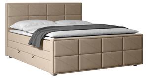 BOXSPRINGOVÁ POSTEĽ, 180/200 cm, béžová MID.YOU - Online Only zostavy, Online Only