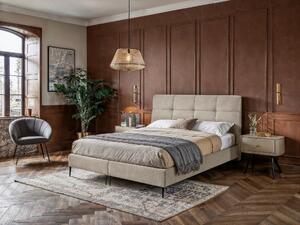 BOXSPRINGOVÁ POSTEĽ, 180/200 cm, krémová MID.YOU - Online Only zostavy, Online Only