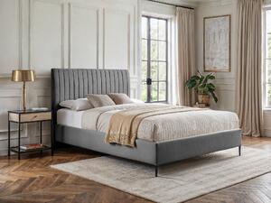 BOXSPRINGOVÁ POSTEĽ, 120/200 cm, sivá MID.YOU - Online Only zostavy, Online Only