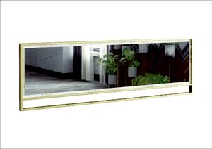 Zrkadlo Poppy (Zlatá + Biela). Vlastná spoľahlivá doprava až k Vám domov. 1072136