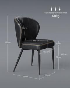 Jedálenská stolička EKHO LDC180B01