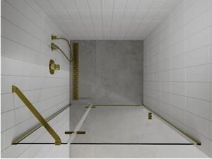 Sprchové dvere MAXMAX MEXEN ROMA 80 cm - zlaté