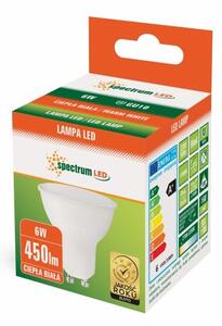 Spectrum LED LED žiarovka Teplá GU10 230V 6W 13265