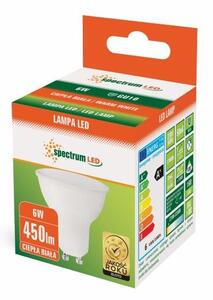 Spectrum LED LED žiarovka Teplá GU10 230V 6W 13265