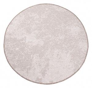 Obojstranný koberec DuoRug 5845 krémový kruh