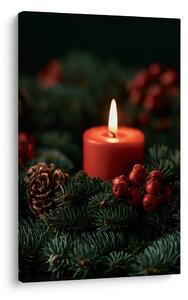 Obraz adventné svetlo medzi šiškami