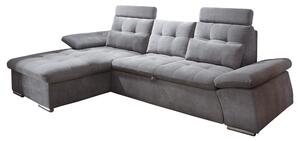ROHOVÁ SEDAČKA, textil, kompozitné drevo, tmavosivá MID.YOU - Sedačky, Online Only