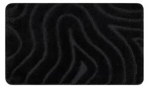 Kúpeľňový koberček SUPREME WAVES vlny, čierny