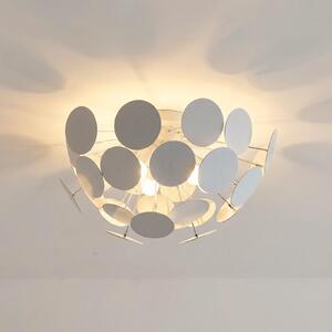 Stropné Lampa Lindby, Kinan, stmievateľné, Biela, Obývacia izba, Plast, Moderný