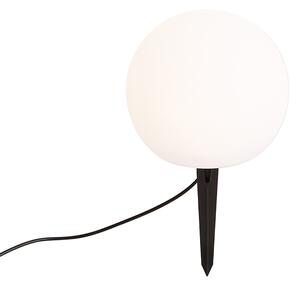 Moderná vonkajšia lampa 12V biela 20 cm vrátane LED IP65 - Voltaire Luno