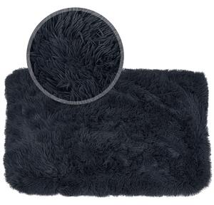Detský plyšový koberec MAX - čierny (40x60 cm)