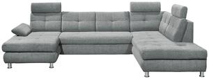 SEDACIA SÚPRAVA, textil, svetlosivá MID.YOU - Sedačky, Online Only