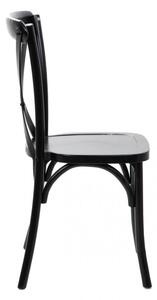 Jedálenská stolička DREV čierna 875743