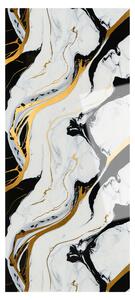 Manufakturaplyt Flexi panel Black Gold flow – lesklý, 280 × 122 cm