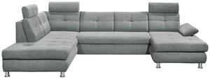 SEDACIA SÚPRAVA, textil, svetlosivá MID.YOU - Sedačky, Online Only