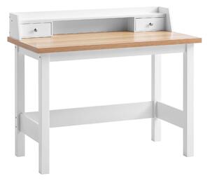 PÍSACÍ STÔL, biela, 106/53/90 cm Livetastic - Kancelárske série, Online Only