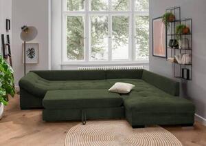 ROHOVÁ SEDAČKA, textil, tmavozelená P & B - Sedačky, Online Only