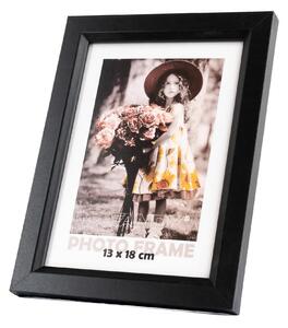 FANDY Drevený fotorámik Bevel 13x18 5 čierny