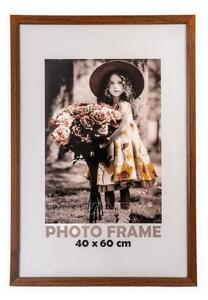 FANDY Drevený fotorámik Bevel 40x60 3 tmavohnedý