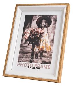 FANDY Drevený fotorámik Botany 13x18 1 hnedý