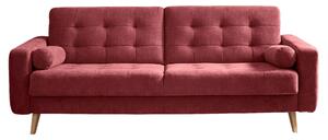 ROZKLADACIA POHOVKA, textil, kompozitné drevo, bobuľová MID.YOU - Sedačky, Online Only