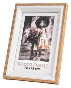 FANDY Drevený fotorámik Botany 10x15 1 hnedý