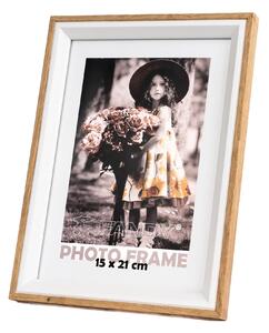 FANDY Drevený fotorámik Botany 15x21 1 hnedý