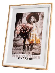 FANDY Drevený fotorámik Botany 21x29,7 1 hnedý