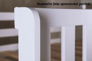 Detská posteľ z masívu borovice NICKY - 200x90 cm - biela