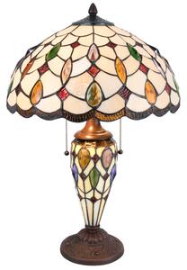 Stolová vitrážová tiffany lampa 60*40