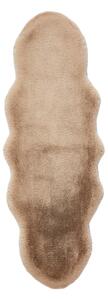 UMELÁ KOŽUŠINA, 55/160 cm, taupe Novel - Koberce