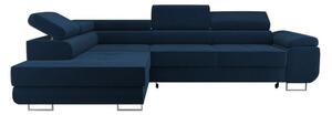 Moderná rohová sedačka WILFRED -modrá 1