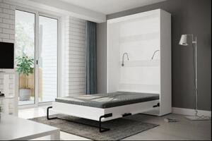 Praktická výklopná posteľ HAZEL 140 - biela