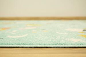 Detský koberec Sanford Kosmos tyrkysový