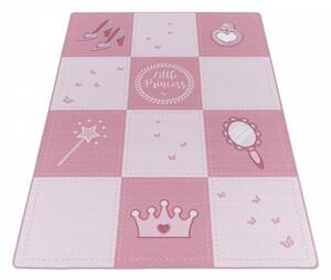 Detský protišmykový koberec Play pre malú princeznú