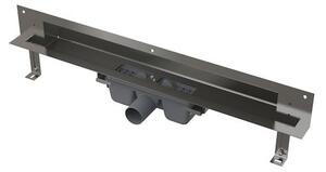 Sprchový žľab Alca 75 cm nerez lesk pro vložení dlažby APZ5-TWIN-750