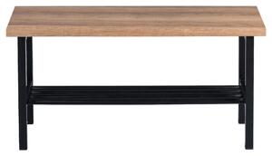 LAVICA DO PREDSIENE, čierna, farba duba, 80/41/30 cm - Online Only drobný nábytok, Online Only