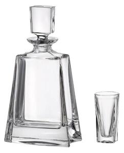 Bohemia Crystal Likér set Kathrene 485 (1 karafa + 6 sklenic)