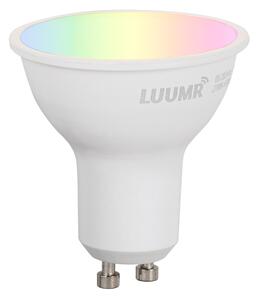 Inteligentné moderné nástenné svietidlo čierne IP44 vrátane 2 Wifi GU10 - Baleno