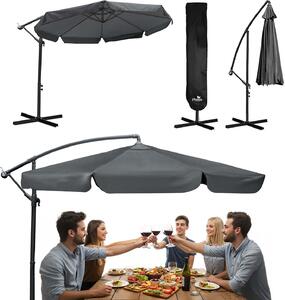 Slnečník skladací záhradný 8 segmentový 350 cm s krytom Plonos PL-881